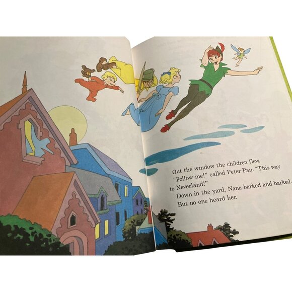 Walt Disneys Peter Pan And Wendy Hardcover 1981 Grolier Book Club Edition Random - Picture 10 of 16